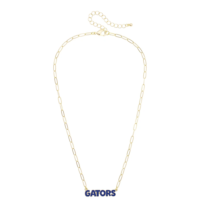 Women's CANVAS Style Florida Gators Nameplate Necklace