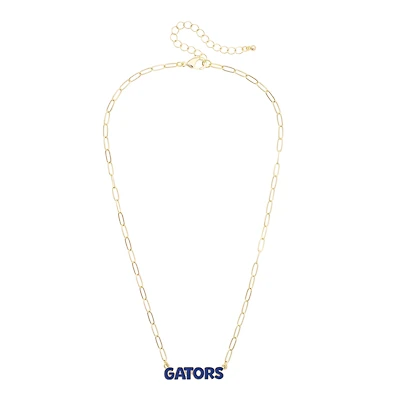 Women's CANVAS Style Florida Gators Nameplate Necklace