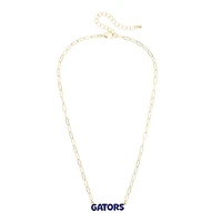 Women's CANVAS Style Florida Gators Nameplate Necklace