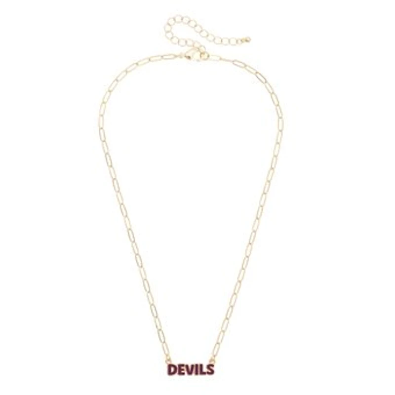 Women's CANVAS Style Arizona State Sun Devils Nameplate Necklace
