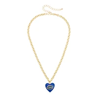 Women's CANVAS Style Florida Gators Heart Necklace