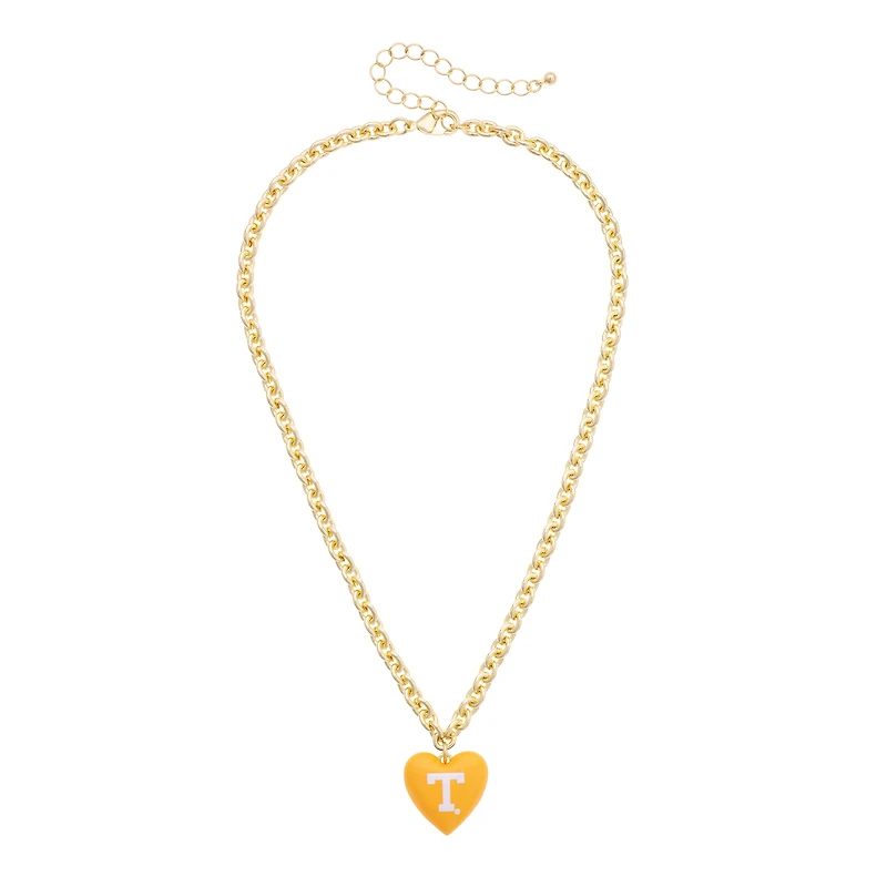 Women's CANVAS Style Tennessee Volunteers Heart Necklace