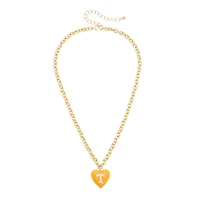 Women's CANVAS Style Tennessee Volunteers Heart Necklace