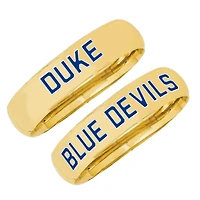 Women's CANVAS Style Duke Blue Devils Chunky Hinge Bangle Two-Piece Set