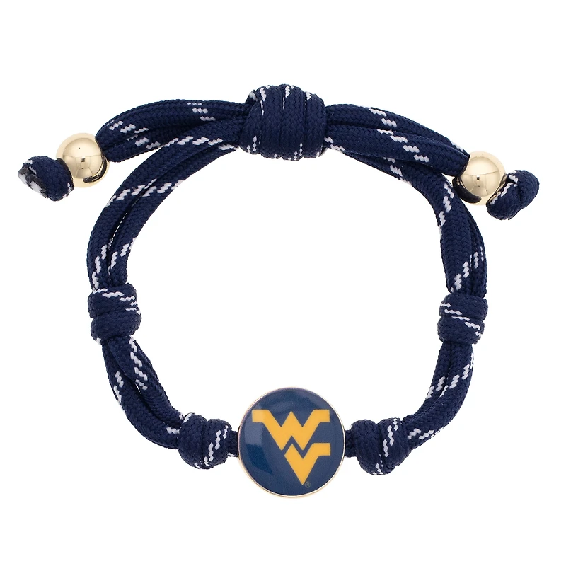 CANVAS Style West Virginia Mountaineers Logo Paracord Bracelet