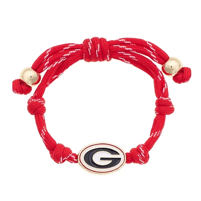 CANVAS Style Georgia Bulldogs Logo Paracord Bracelet
