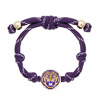 CANVAS Style LSU Tigers Logo Paracord Bracelet