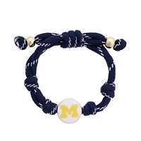 CANVAS Style Michigan Wolverines Logo Paracord Bracelet