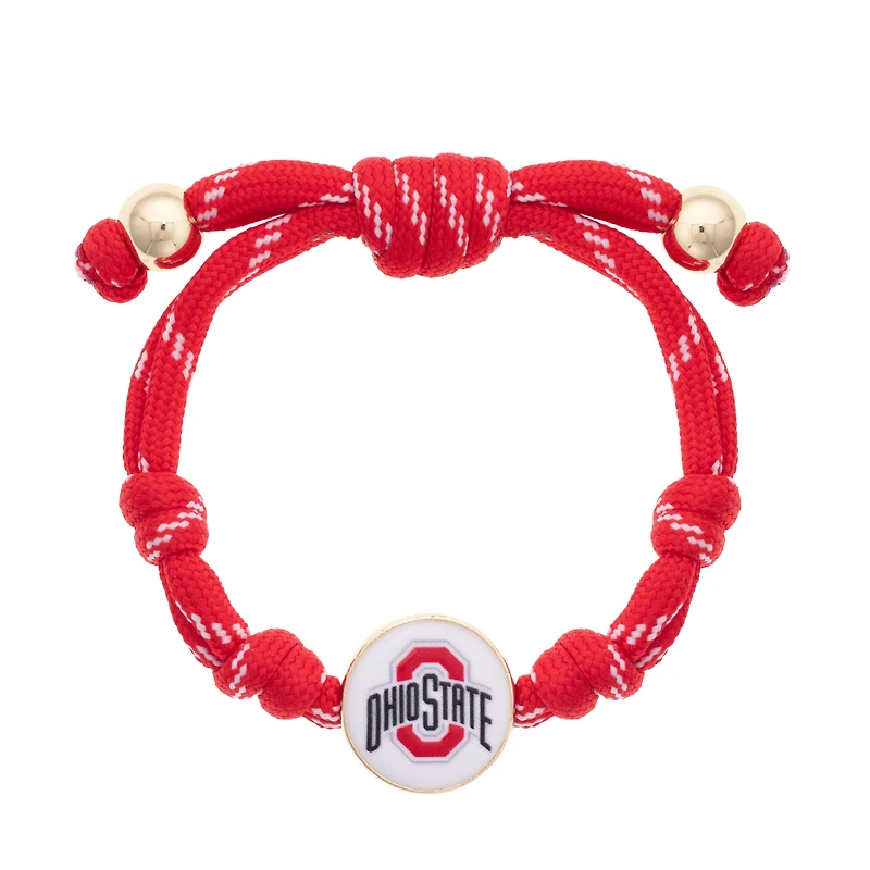 CANVAS Style Ohio State Buckeyes Logo Paracord Bracelet