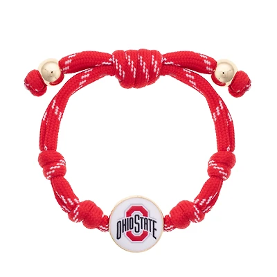 CANVAS Style Ohio State Buckeyes Logo Paracord Bracelet