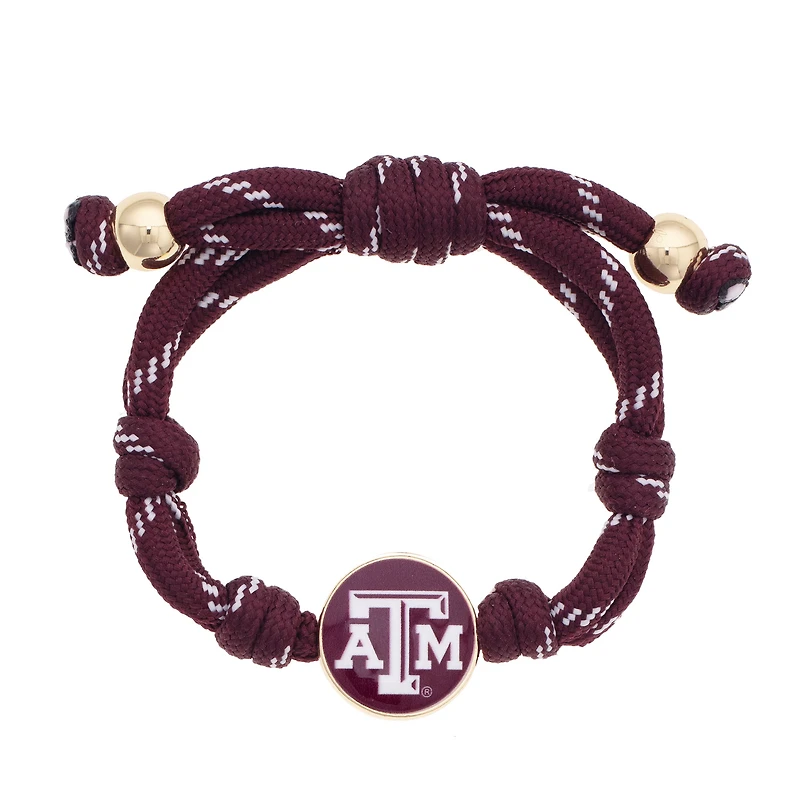 CANVAS Style Texas A&M Aggies Logo Paracord Bracelet