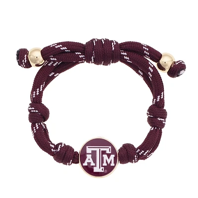 CANVAS Style Texas A&M Aggies Logo Paracord Bracelet