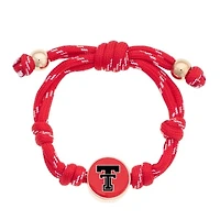 CANVAS Style Texas Tech Red Raiders Logo Paracord Bracelet
