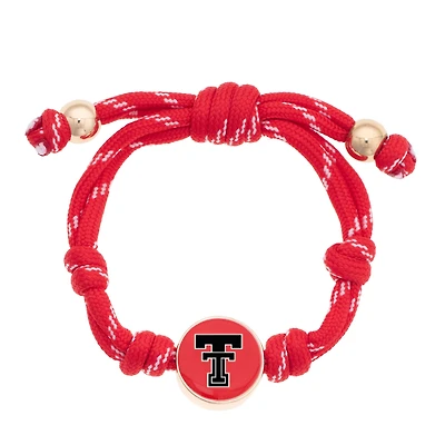 CANVAS Style Texas Tech Red Raiders Logo Paracord Bracelet