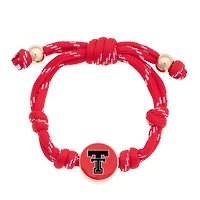 CANVAS Style Texas Tech Red Raiders Logo Paracord Bracelet