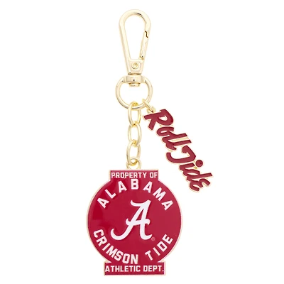 Women's CANVAS Style Alabama Crimson Tide Vintage Bag Charm