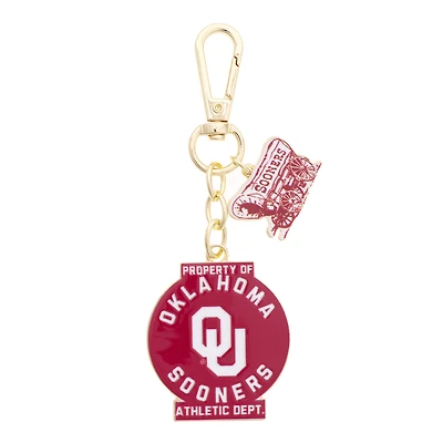 Women's CANVAS Style Oklahoma Sooners Vintage Bag Charm