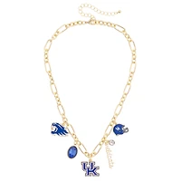 Women's CANVAS Style Kentucky Wildcats Game Day Charm Necklace