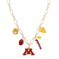 Women's CANVAS Style Minnesota Golden Gophers Game Day Charm Necklace