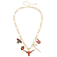 Women's CANVAS Style Texas Longhorns Game Day Charm Necklace