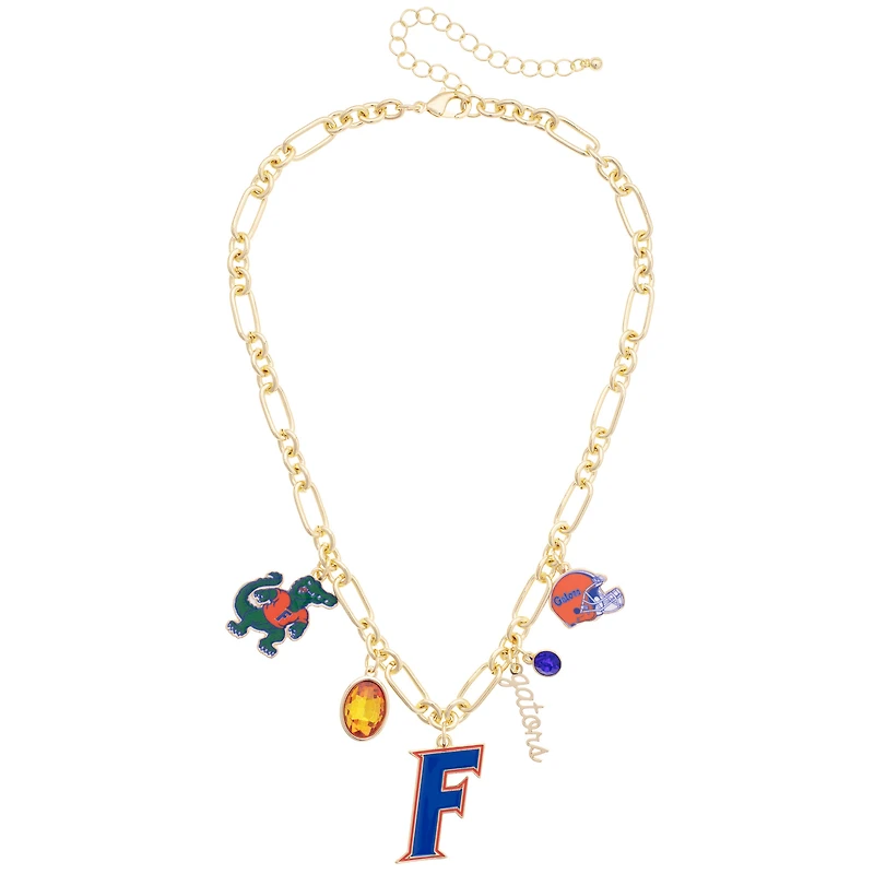 Women's CANVAS Style Florida Gators Game Day Charm Necklace