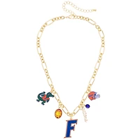 Women's CANVAS Style Florida Gators Game Day Charm Necklace
