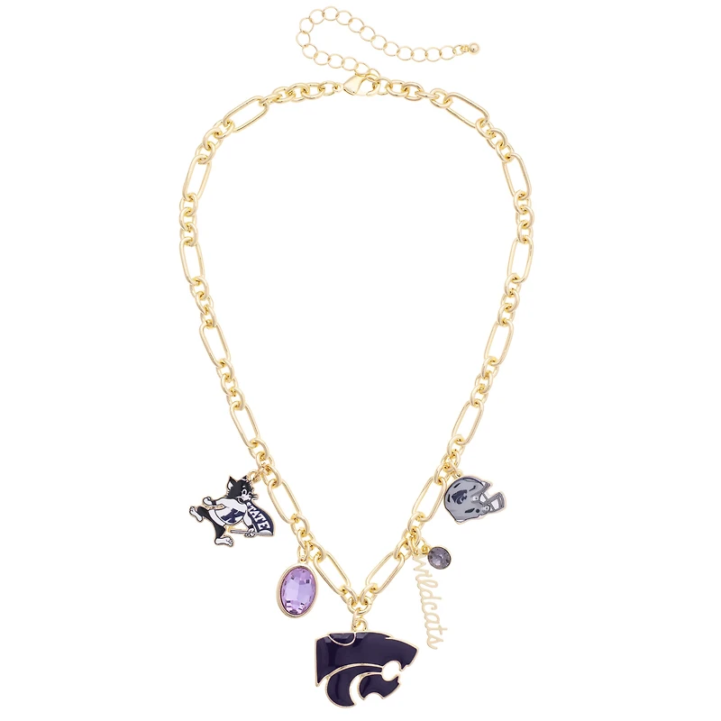 Women's CANVAS Style Kansas State Wildcats Game Day Charm Necklace