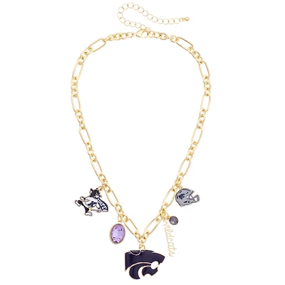 Women's CANVAS Style Kansas State Wildcats Game Day Charm Necklace