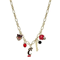 Women's CANVAS Style Cincinnati Bearcats Game Day Charm Necklace