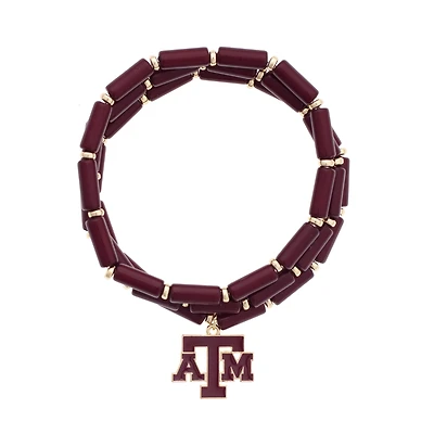 CANVAS Style Texas A&M Aggies Beaded Bracelet Set of Three