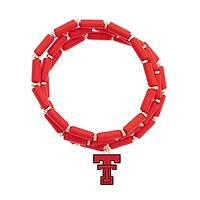 CANVAS Style Texas Tech Red Raiders Beaded Bracelet Set of Three