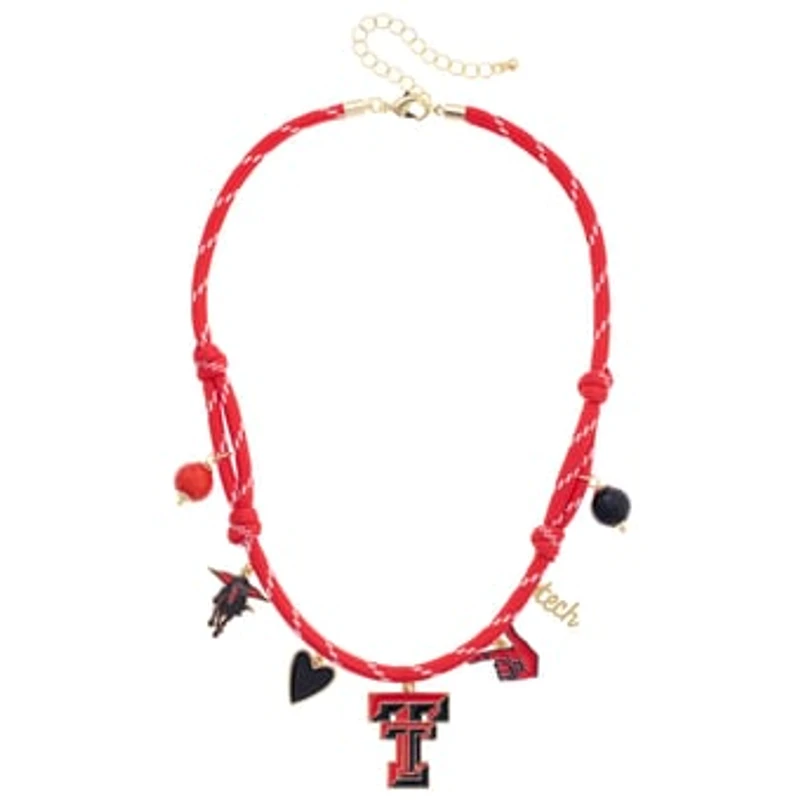 Women's CANVAS Style Texas Tech Red Raiders Paracord Charm Necklace
