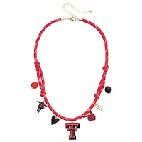 Women's CANVAS Style Texas Tech Red Raiders Paracord Charm Necklace