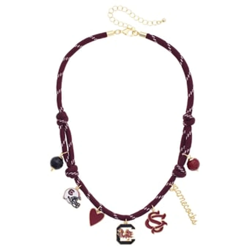 Women's CANVAS Style South Carolina Gamecocks Paracord Charm Necklace