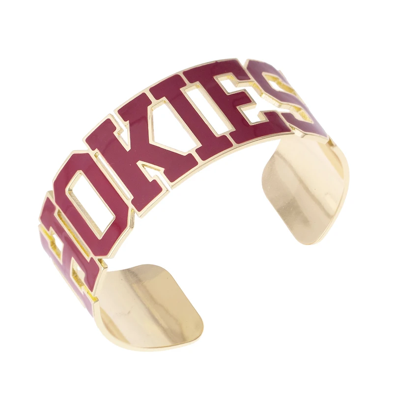 Women's CANVAS Style Virginia Tech Hokies Varsity Outline Cuff