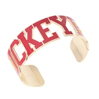 Women's CANVAS Style Ohio State Buckeyes Varsity Outline Cuff
