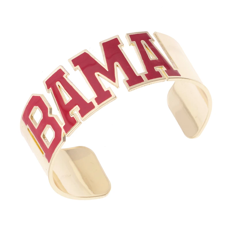 Women's CANVAS Style Alabama Crimson Tide Varsity Outline Cuff