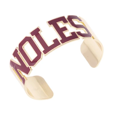 Women's CANVAS Style Florida State Seminoles Varsity Outline Cuff
