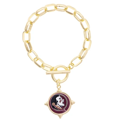 Women's CANVAS Style Florida State Seminoles Intaglio Bracelet