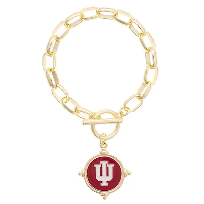 Women's CANVAS Style Indiana Hoosiers Intaglio Bracelet