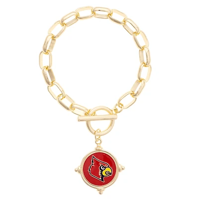 Women's CANVAS Style Louisville Cardinals Intaglio Bracelet