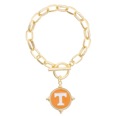 Women's CANVAS Style Tennessee Volunteers Intaglio Bracelet