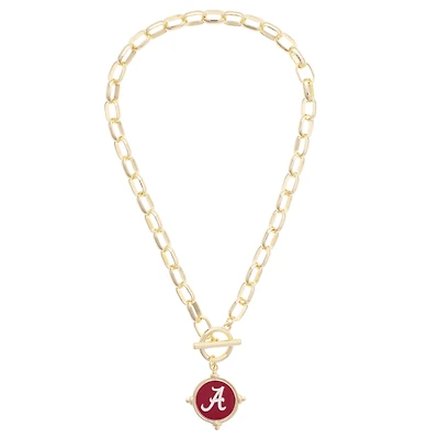Women's CANVAS Style Alabama Crimson Tide Intaglio Necklace