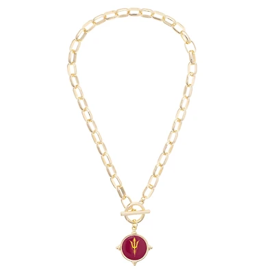 Women's CANVAS Style Arizona State Sun Devils Intaglio Necklace