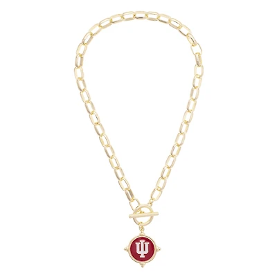 Women's CANVAS Style Indiana Hoosiers Intaglio Necklace