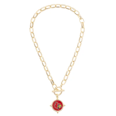 Women's CANVAS Style Louisville Cardinals Intaglio Necklace