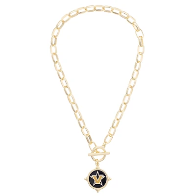 Women's CANVAS Style Vanderbilt Commodores Intaglio Necklace