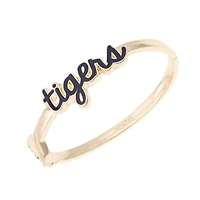 CANVAS Style Auburn Tigers Cursive Hinge Bangle