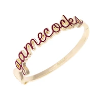 CANVAS Style South Carolina Gamecocks Cursive Hinge Bangle