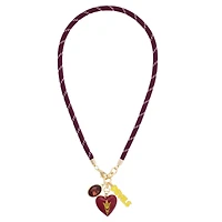 Women's CANVAS Style Arizona State Sun Devils Heart Paracord Necklace